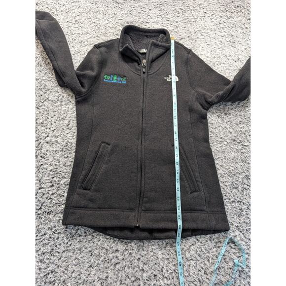 The North Face Jacket Women Medium Black Embroidered Normcore Full Zip Outdoor - Picture 6 of 8